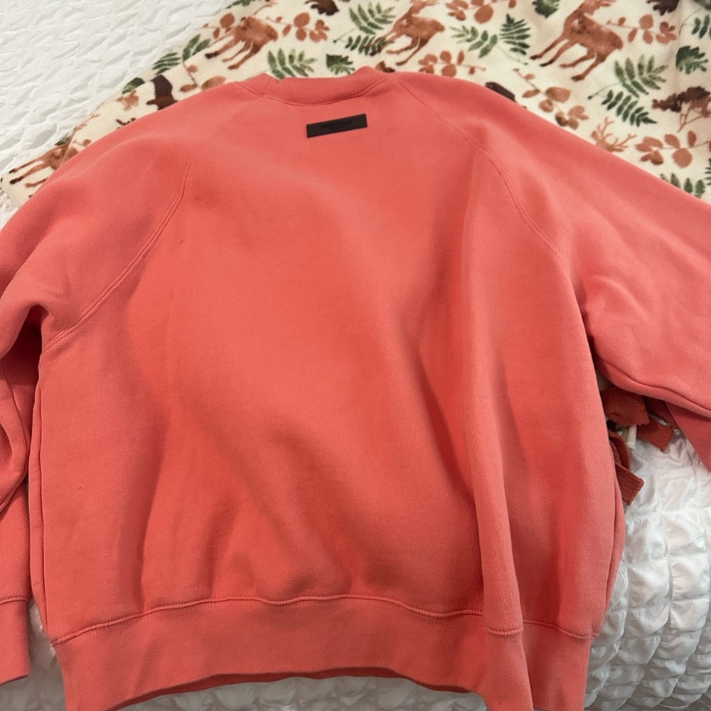 Essentials crew neck. Orange - Picture 6 of 7